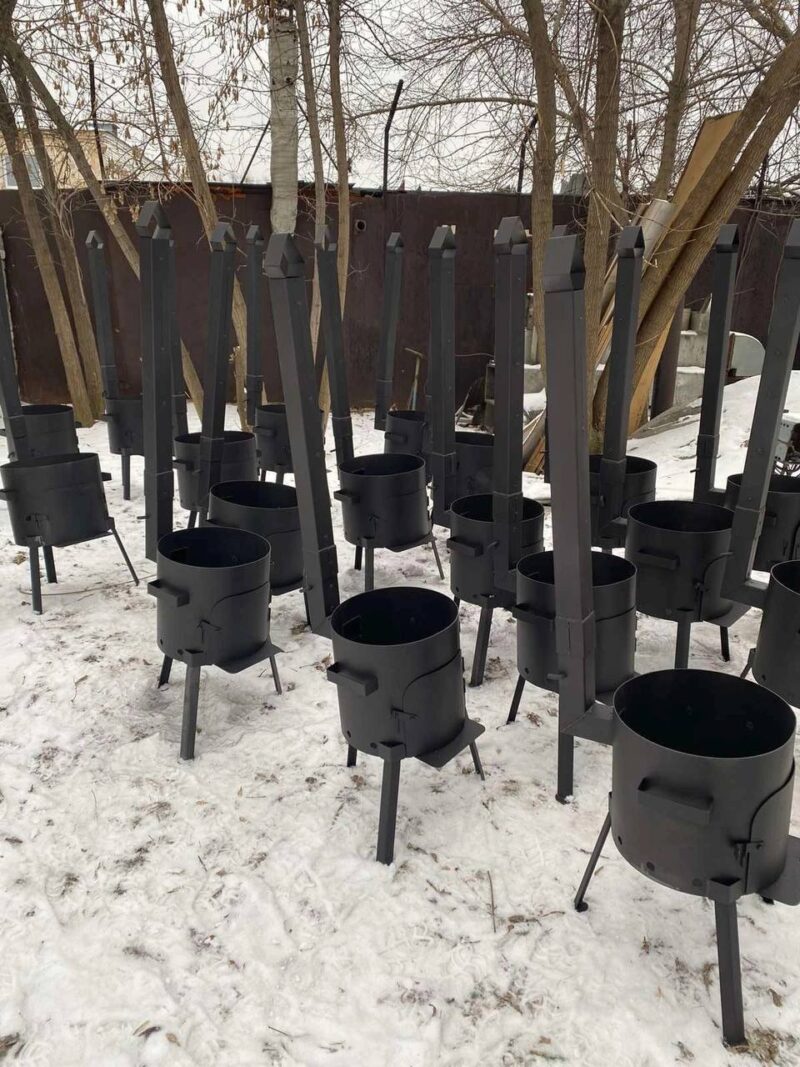 Печь с трубой с дверцей от 6-22 л. (2-3 мм.) — изображение 3